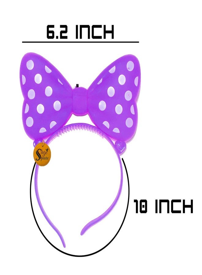 Sage Square Cute LED Lighting Festival Christmas Halloween Party Birthday Hairband/Headband Kids Adult Home Decoration/Functions (1 Piece) (Random) - Image 2